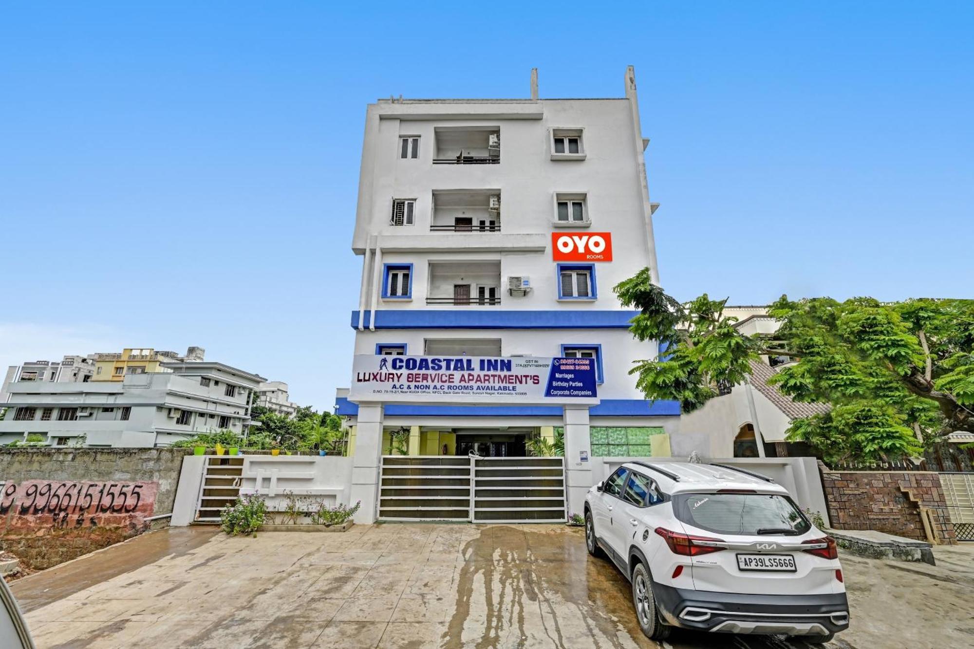 Hotel O Coastal Inn Luxury Service Apartments Какинада Экстерьер фото